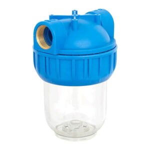 Porta Filtro de Agua Transparente 5 x 2,75 Pulgadas